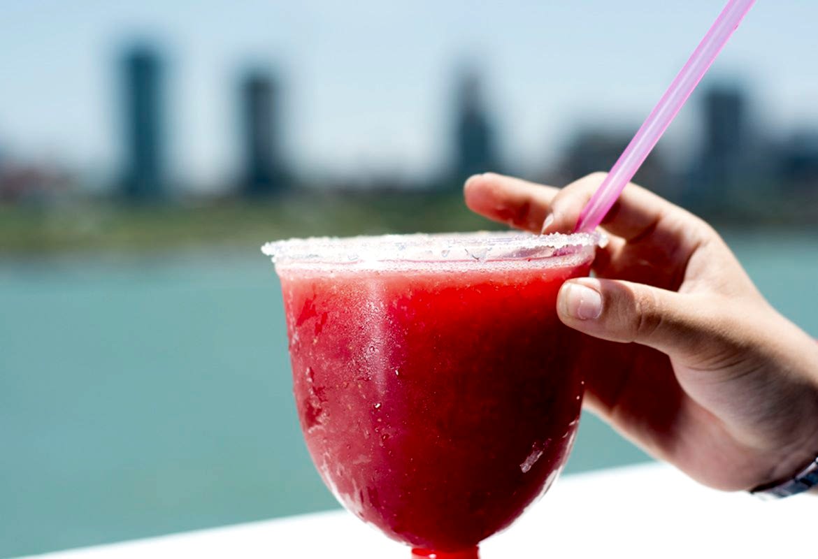 Para disfrutar en el bar tropical
